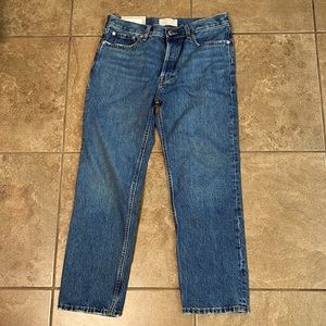 Women’s Everlane relaxed straight fit button fly jeans size 27